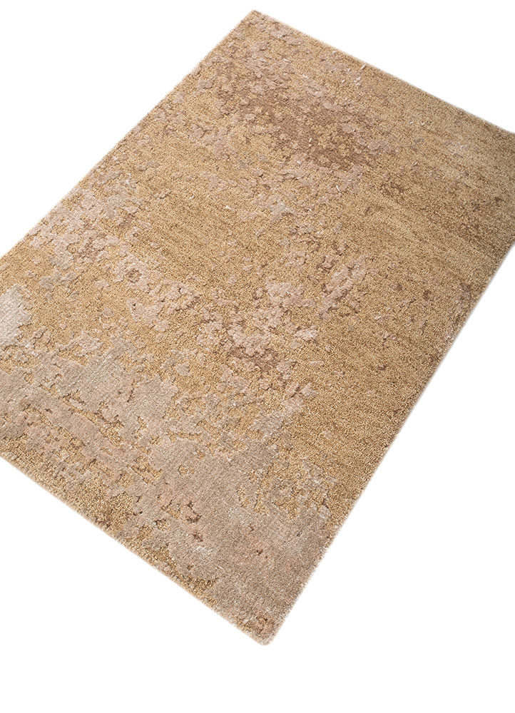 uvenuti grey and black wool hand knotted Rug - FloorShot