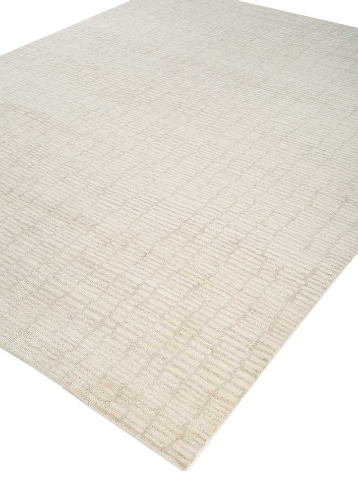 manifest beige and brown wool hand knotted Rug - FloorShot