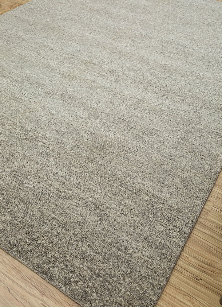 manifest ivory wool hand knotted Rug - FloorShot