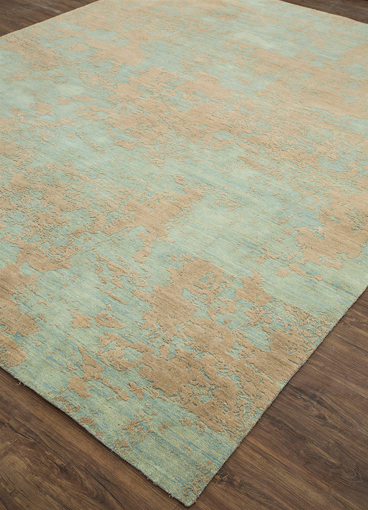 chaos theory by kavi green wool hand knotted Rug - FloorShot