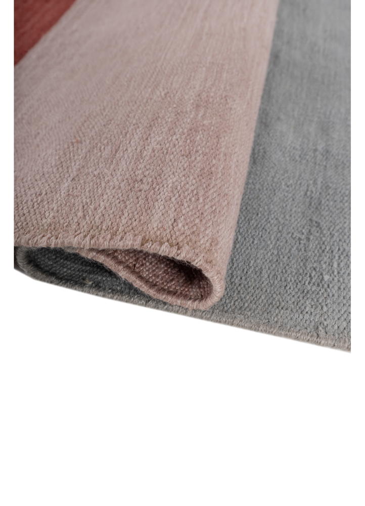indusbar ivory polyester flat weaves Rug - FloorShot