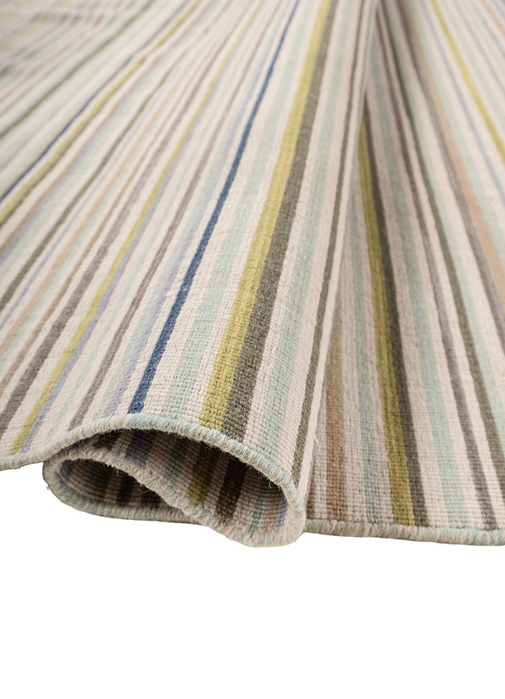 aprezo blue wool hand knotted Rug - FloorShot