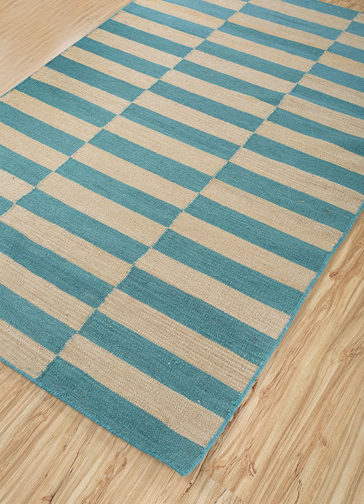 alhambra gold wool flat weaves Rug - FloorShot