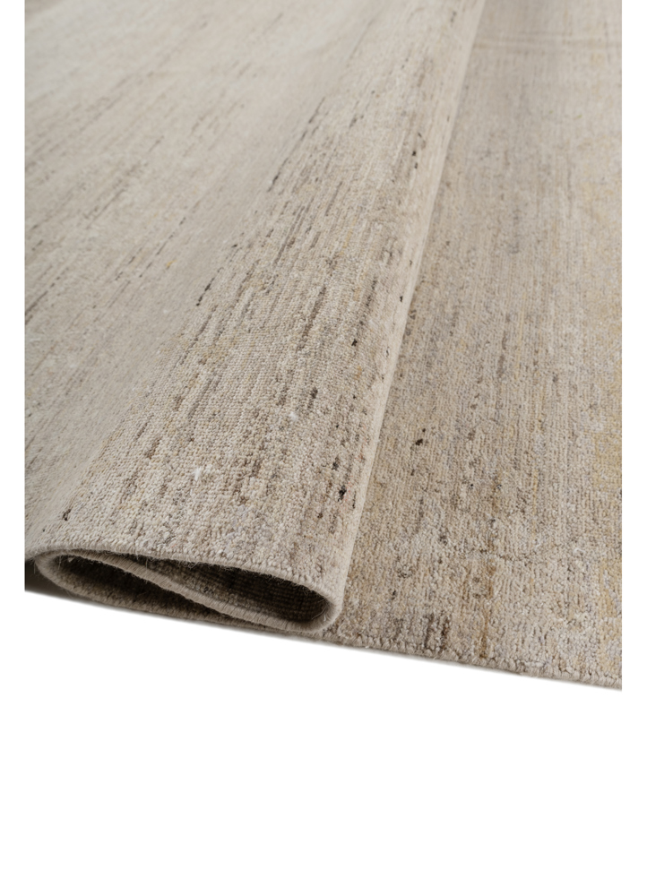 viscaya ivory wool hand knotted Rug - FloorShot