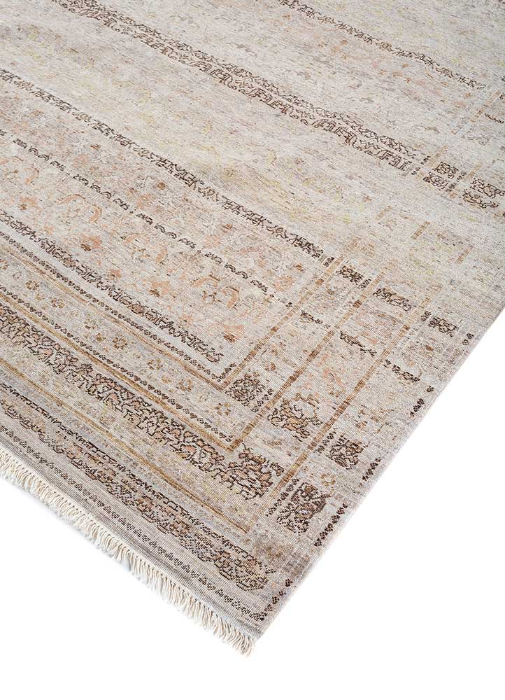 viscaya ivory afghan wool hand knotted Rug - FloorShot