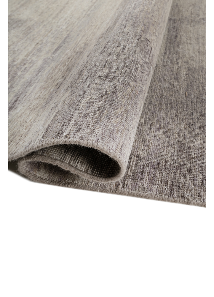 blythe ivory wool hand knotted Rug - FloorShot