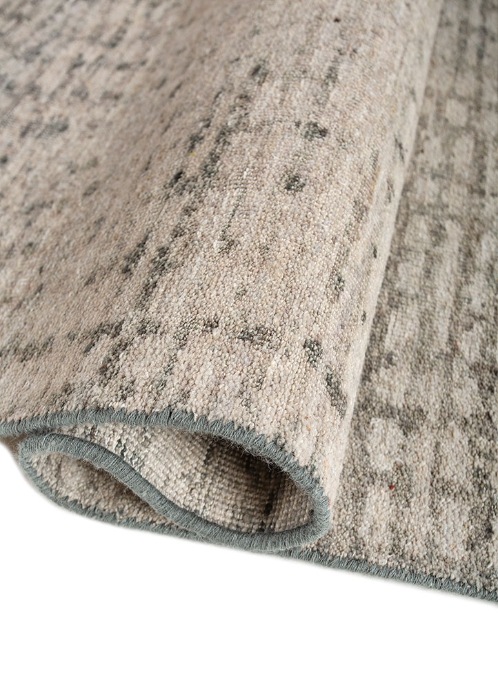 uvenuti green wool hand knotted Rug - FloorShot