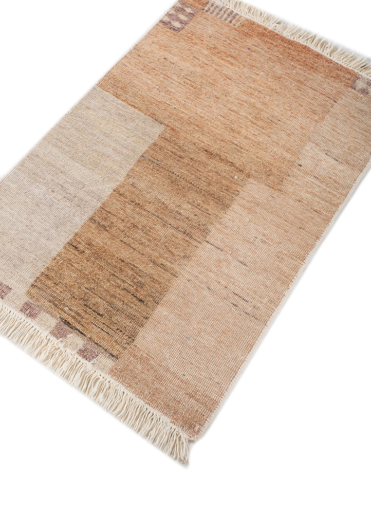 blythe ivory afghan wool hand knotted Rug - FloorShot
