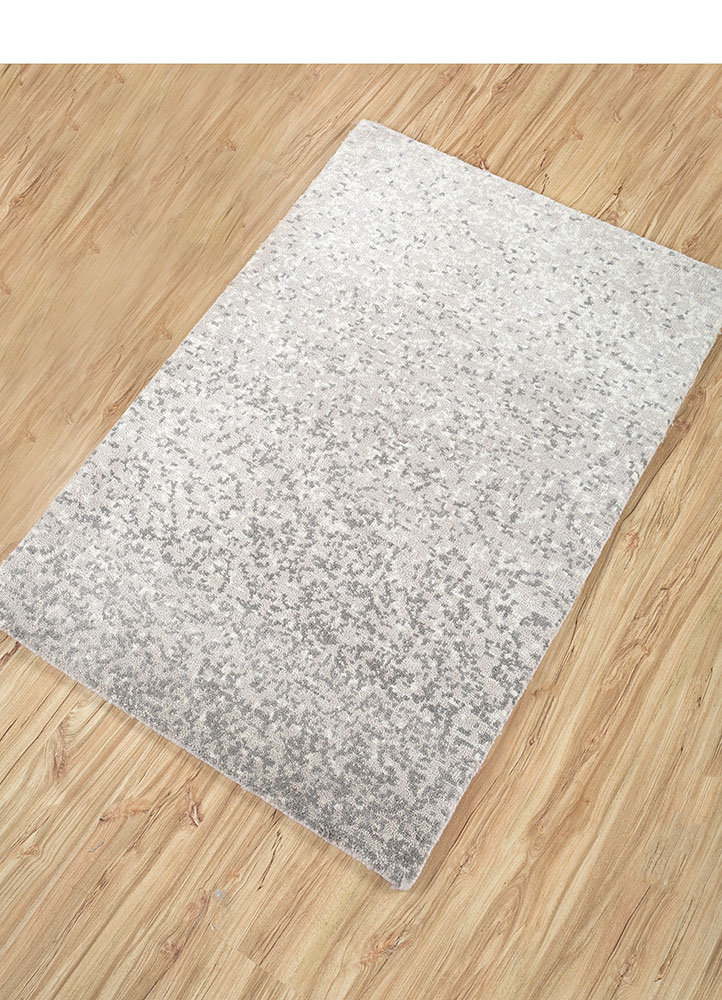 uvenuti ivory wool hand knotted Rug - FloorShot