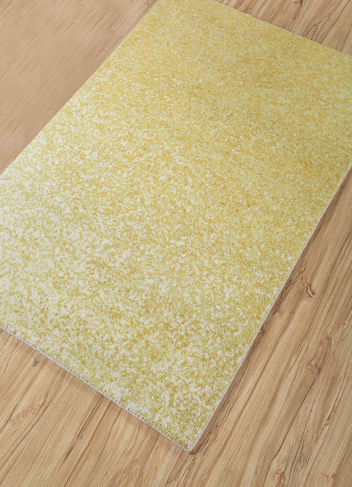 entropy green wool hand knotted Rug - FloorShot