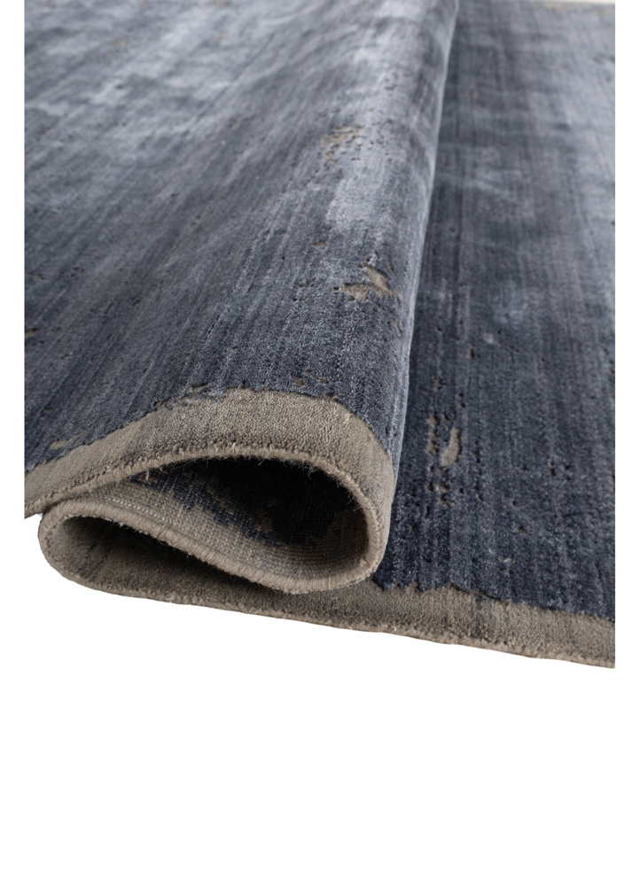 aprezo blue tencil hand knotted Rug - FloorShot