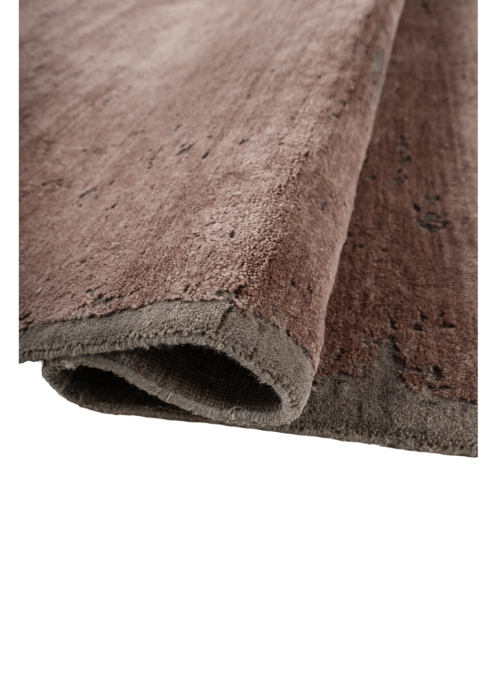 aprezo red and orange tencil hand knotted Rug - FloorShot