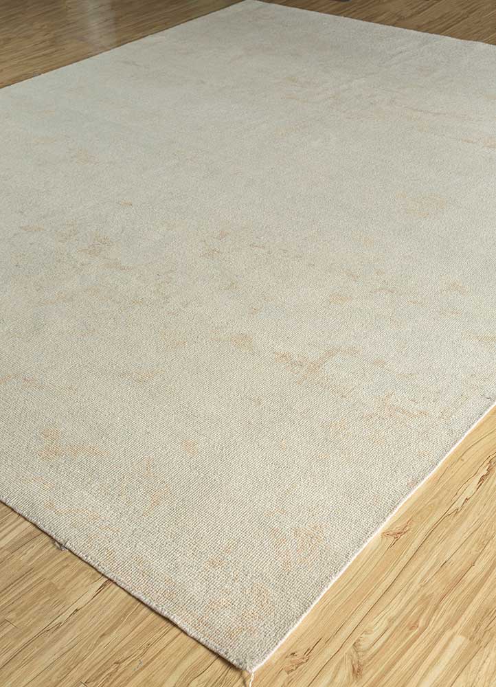 erbe ivory wool hand knotted Rug - FloorShot