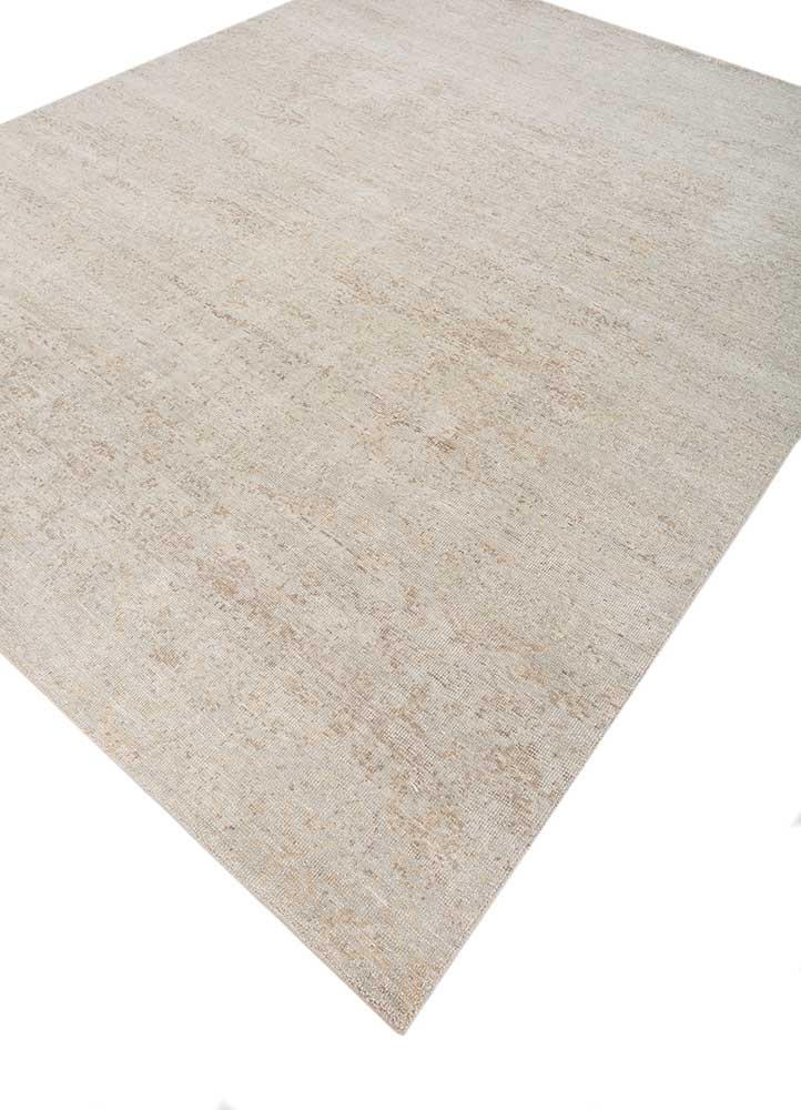 erbe ivory wool hand knotted Rug - FloorShot