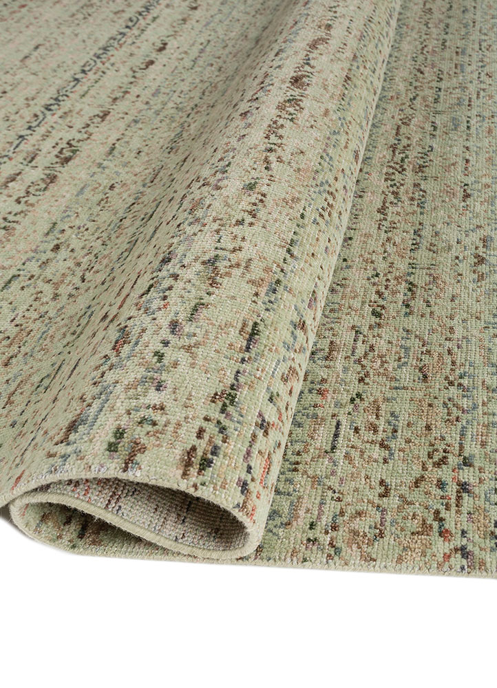 erbe blue wool hand knotted Rug - FloorShot