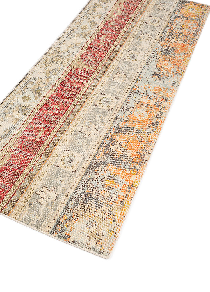 erbe ivory wool hand knotted Rug - FloorShot