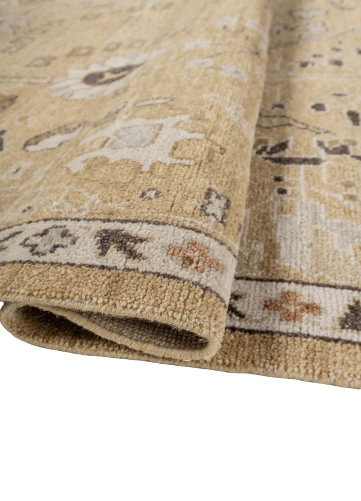 savana grey and black wool hand knotted Rug - FloorShot