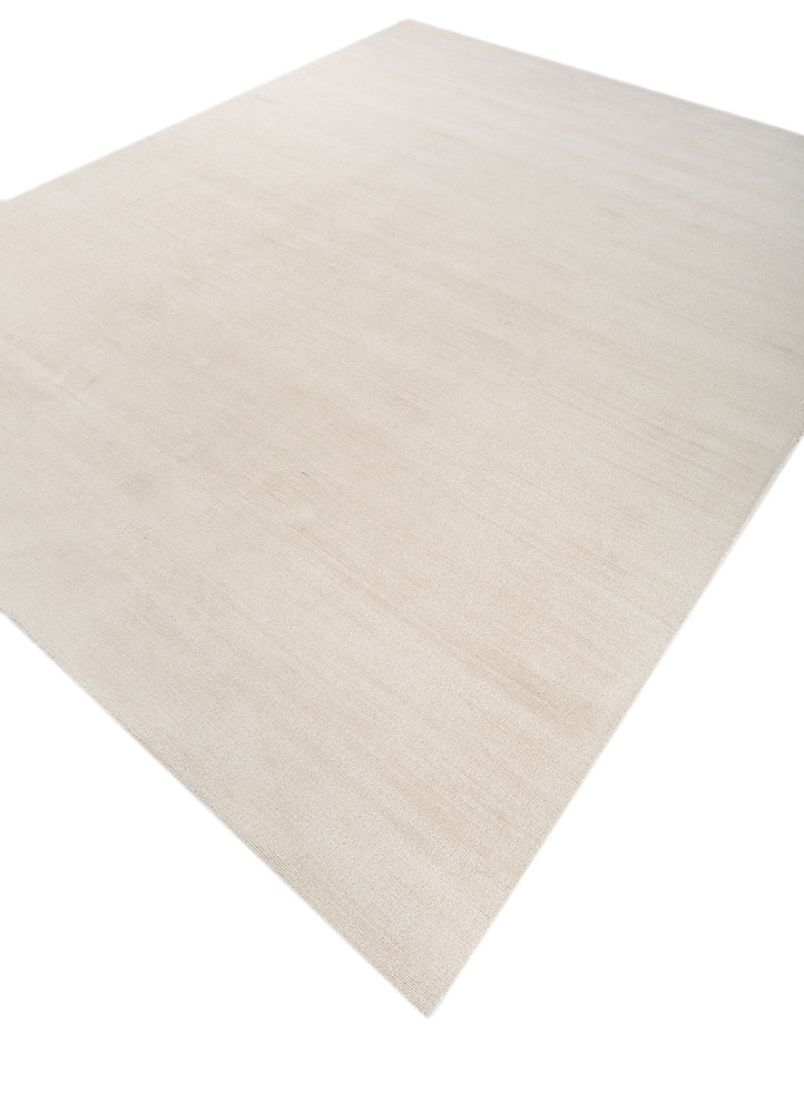 basis ivory acrylic hand loom Rug - FloorShot