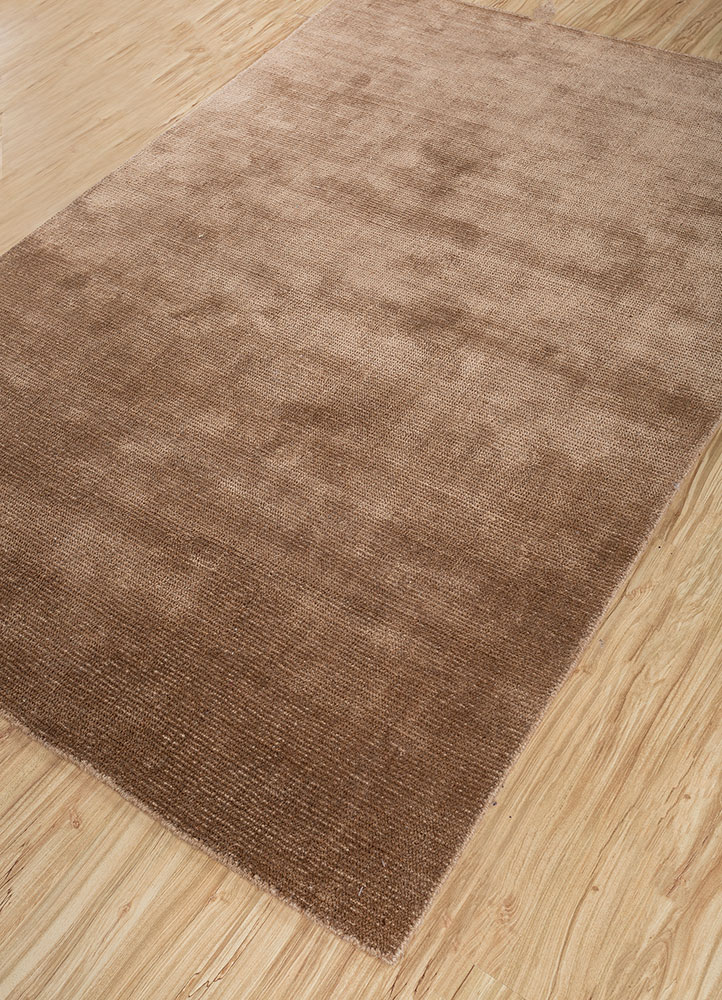 saga beige and brown jute and hemp hand loom Rug - FloorShot