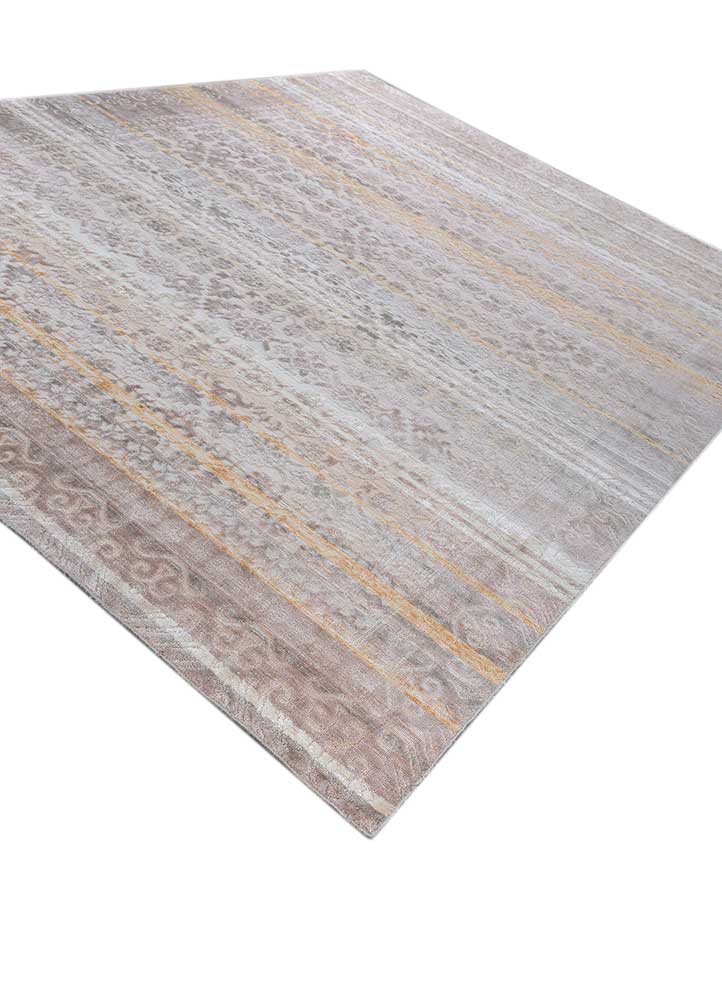 konstrukt red and orange jasmine hand loom Rug - FloorShot
