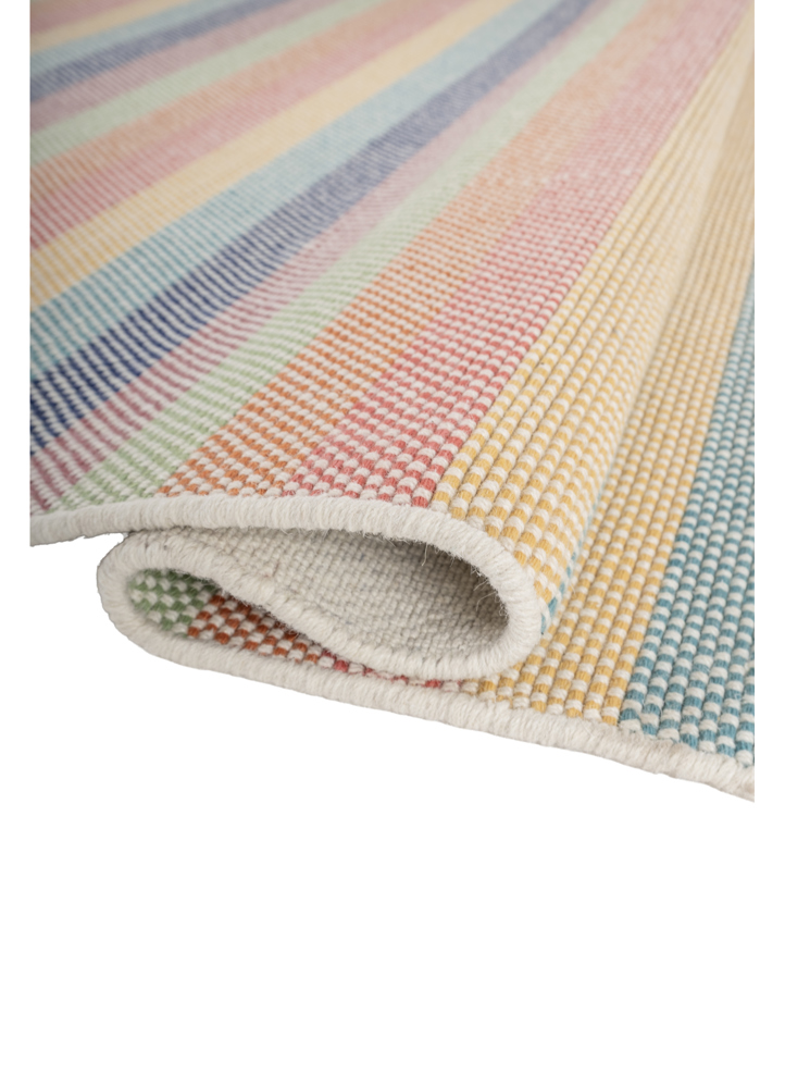 indusbar ivory wool hand loom Rug - FloorShot