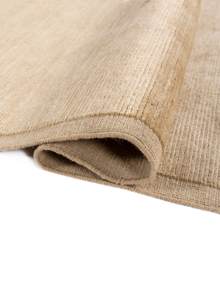 basis beige and brown wool hand loom Rug - FloorShot