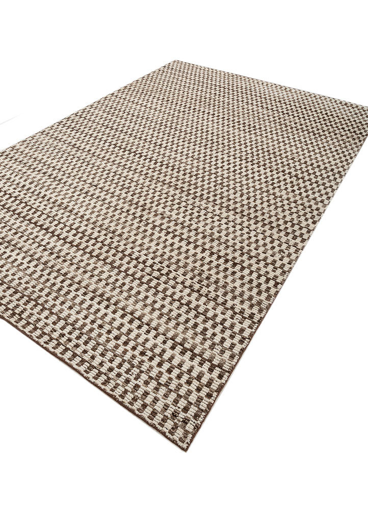 saga ivory wool hand loom Rug - FloorShot