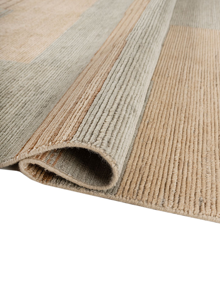 tesoro gold wool hand loom Rug - FloorShot