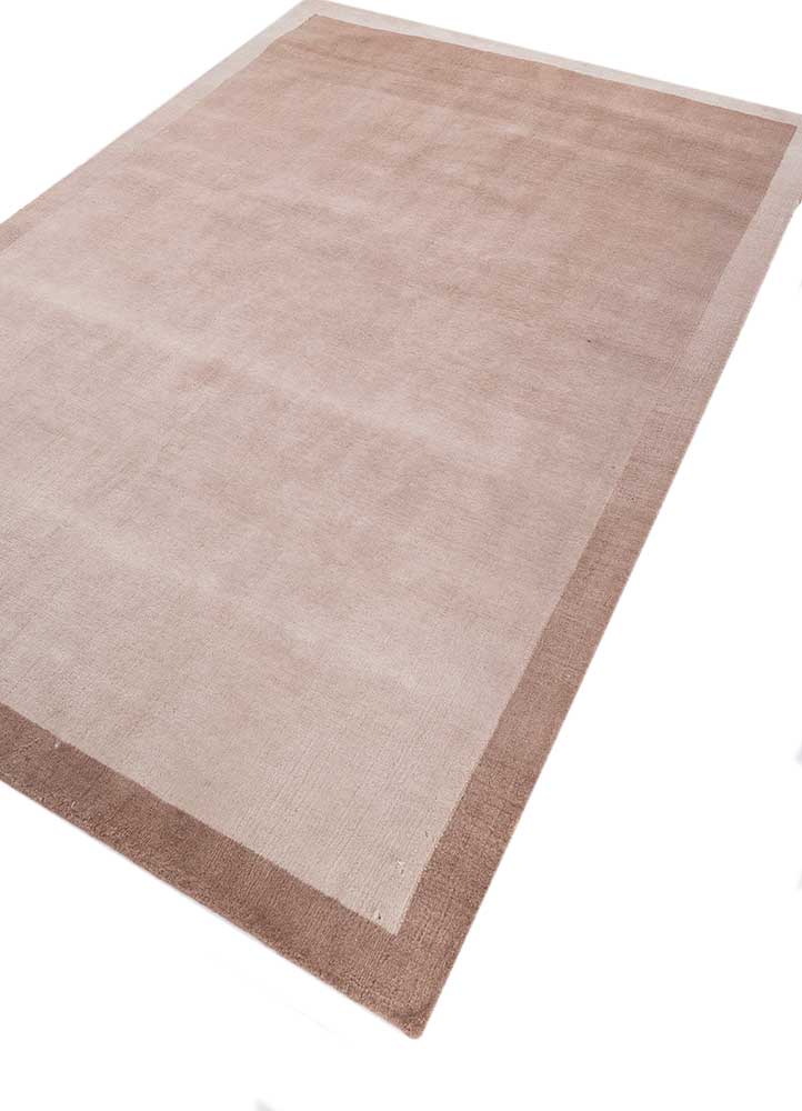 jean red and orange wool hand loom Rug - FloorShot