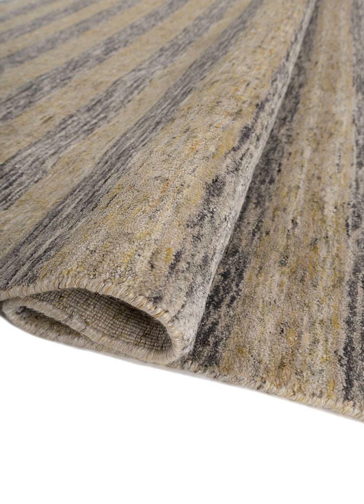 tesoro ivory wool and viscose hand loom Rug - FloorShot