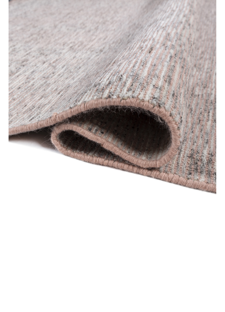 tesoro red and orange wool and viscose hand loom Rug - FloorShot