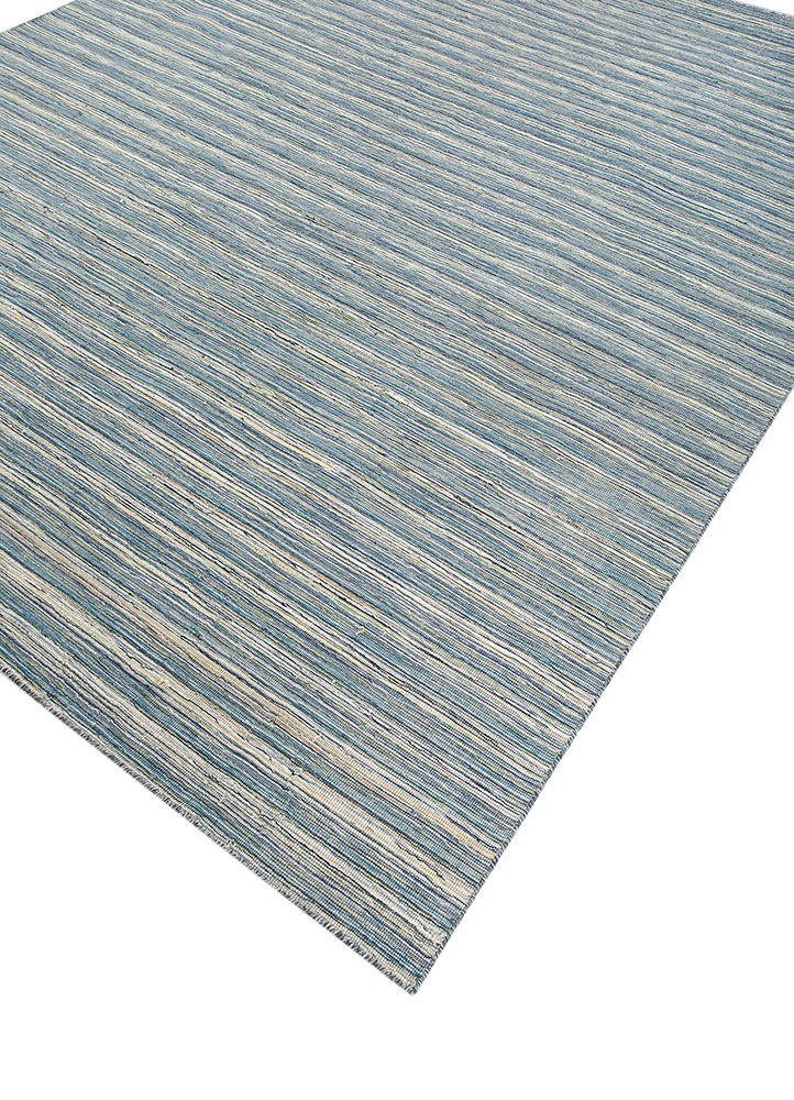 saga ivory wool and viscose hand loom Rug - FloorShot