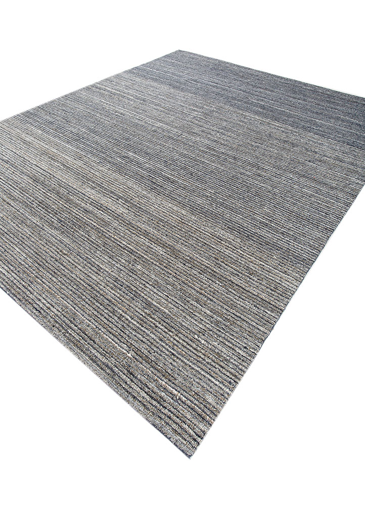 tesoro blue wool and viscose hand loom Rug - FloorShot