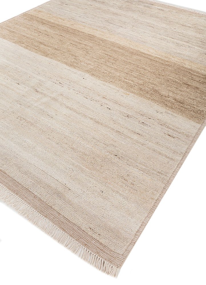 blythe ivory afghan wool hand knotted Rug - FloorShot
