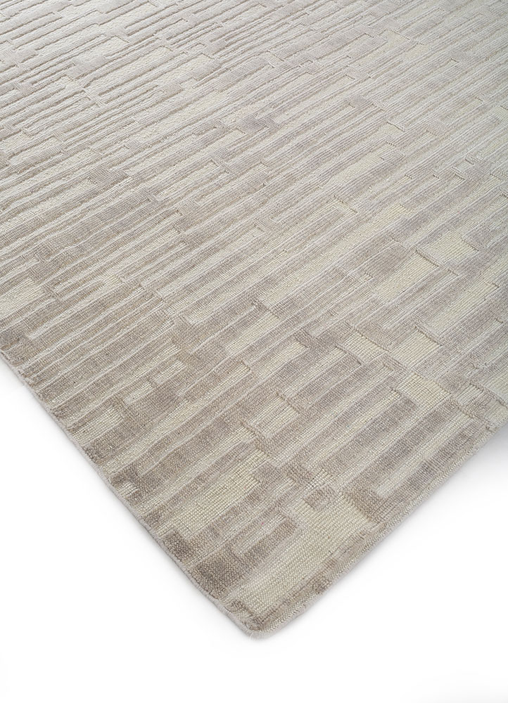 manifest ivory wool hand knotted Rug - FloorShot