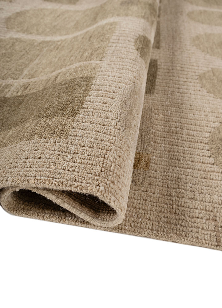 aprezo green wool hand knotted Rug - FloorShot