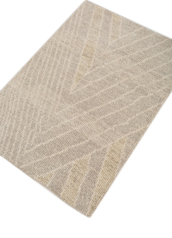 manifest grey and black wool hand knotted Rug - FloorShot