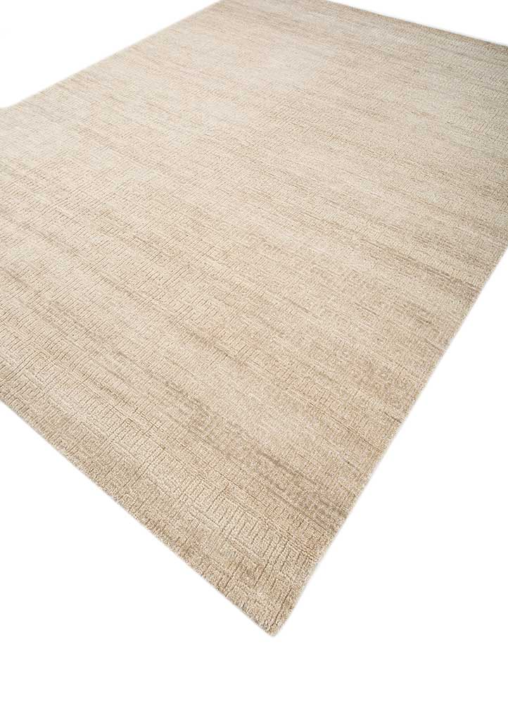 thyme grey and black wool hand knotted Rug - FloorShot