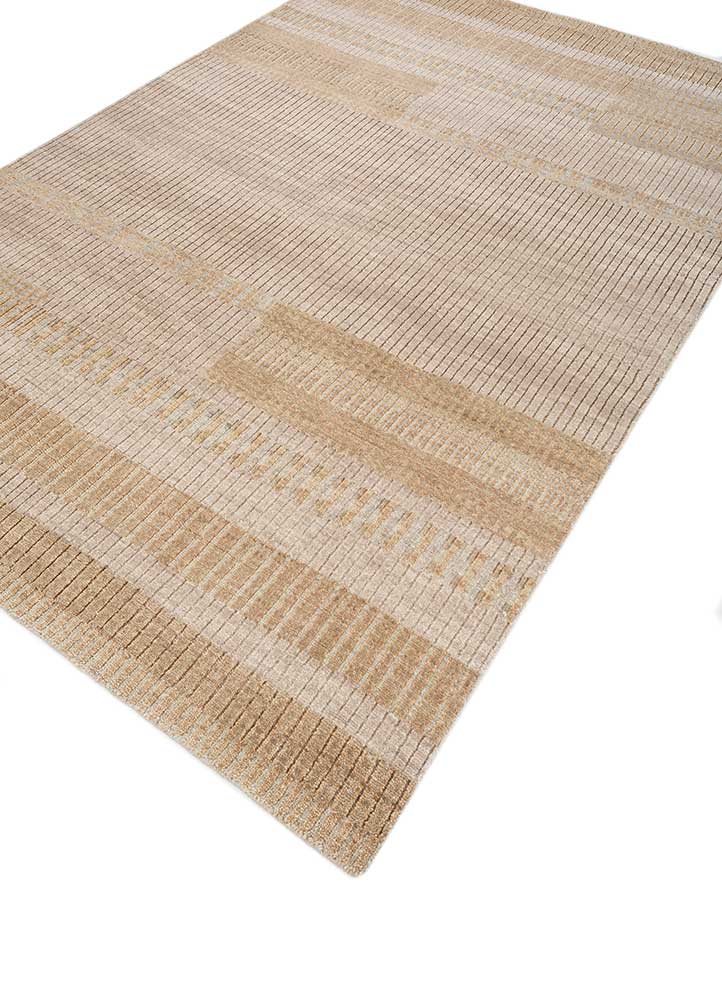 thyme ivory wool hand knotted Rug - FloorShot