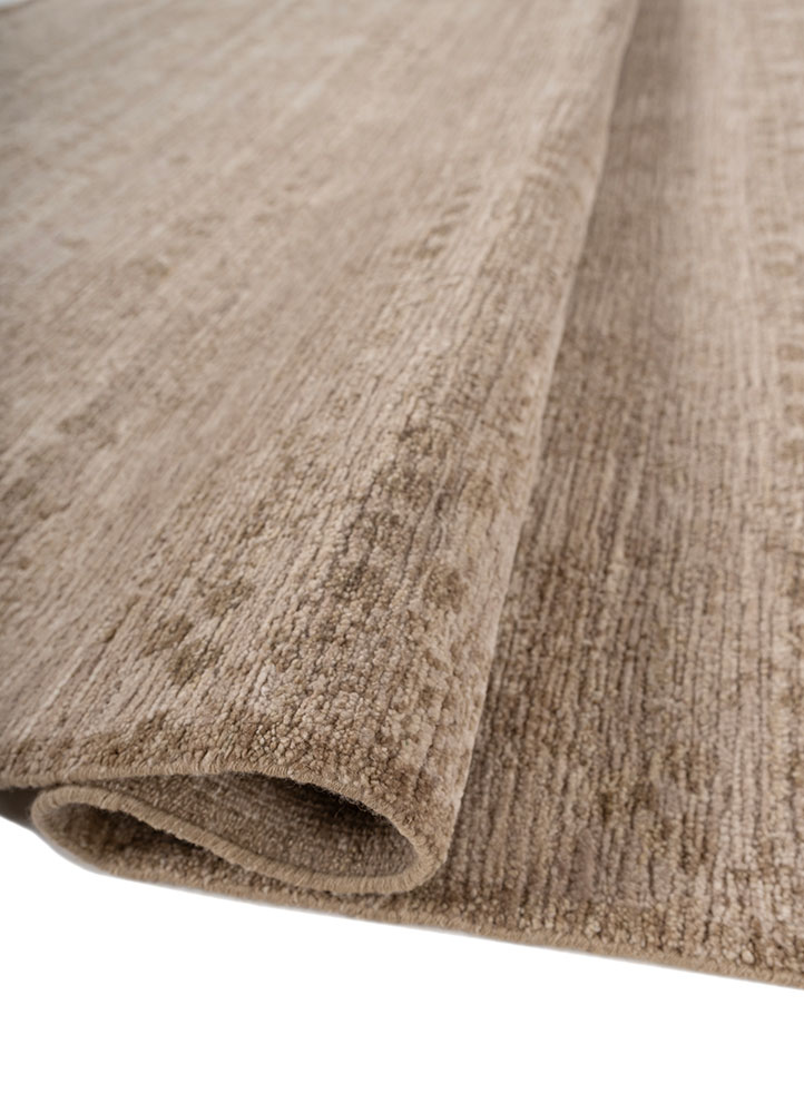 erbe beige and brown afghan wool hand knotted Rug - FloorShot