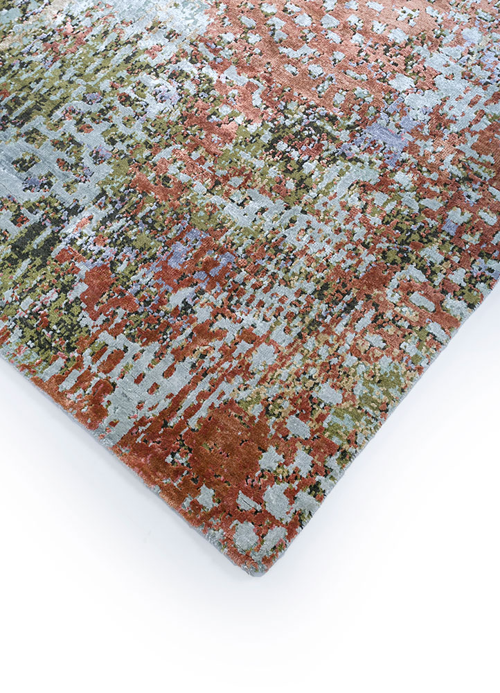 uvenuti multi wool and bamboo silk hand knotted Rug - FloorShot