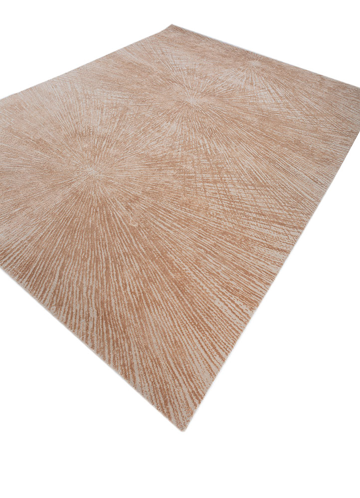 uvenuti ivory wool and bamboo silk hand knotted Rug - FloorShot