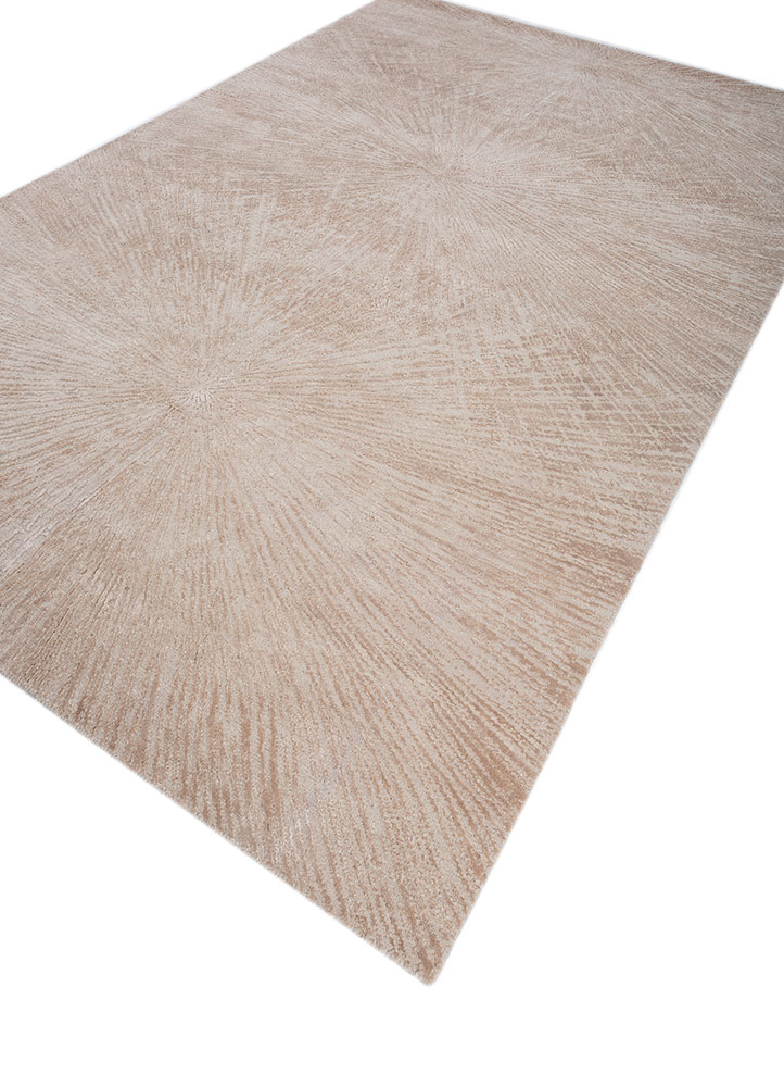 uvenuti ivory wool and bamboo silk hand knotted Rug - FloorShot