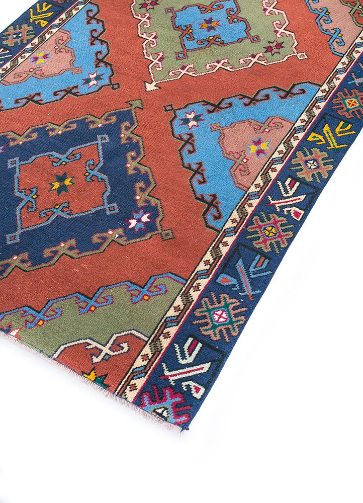 nuray multi wool hand knotted Rug - FloorShot