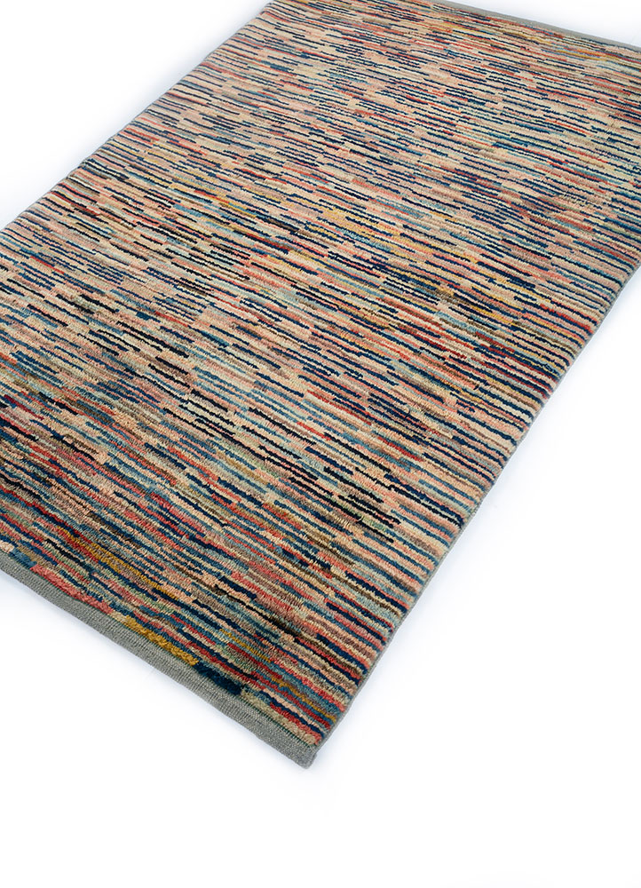 nuray multi wool hand knotted Rug - FloorShot