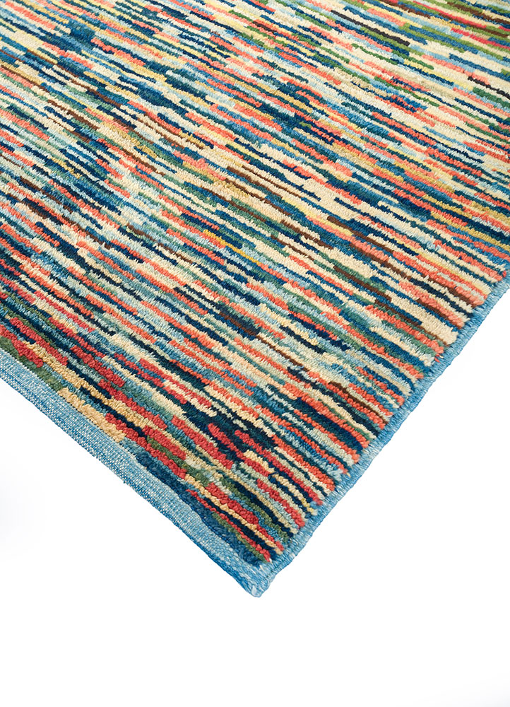 nuray multi wool hand knotted Rug - FloorShot