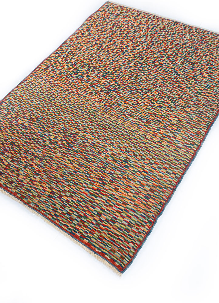 nuray multi wool hand knotted Rug - FloorShot