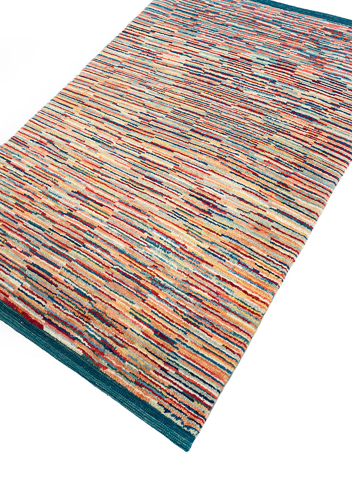 nuray multi wool hand knotted Rug - FloorShot