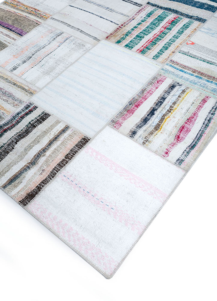 provenance ivory wool hand knotted Rug - FloorShot