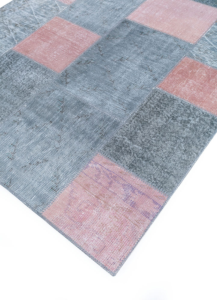 provenance grey and black wool hand knotted Rug - FloorShot